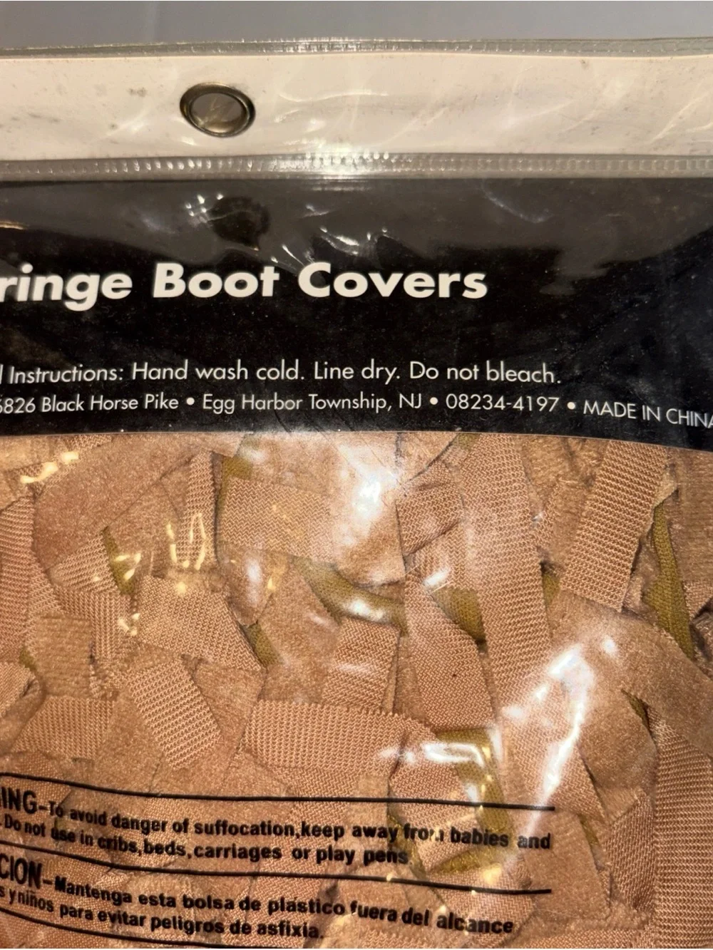Spirit Halloween Layered Fringe Boot Covers hippie Boho one size BRAND NEW!